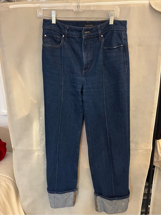 Ann Taylor Denim - Ann Taylor Dark Indigo Boyfriend Jeans